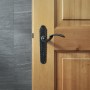 Contemporary Swiss Chalet | Door detail | Interior Designers